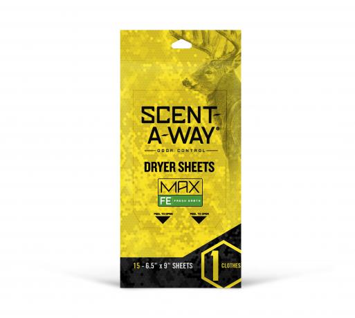 SCENT-A-WAY MAX FRESH EARTH DRYER SHEETS