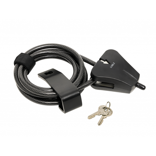 SECURITY CABLE LOCK & BRACKET