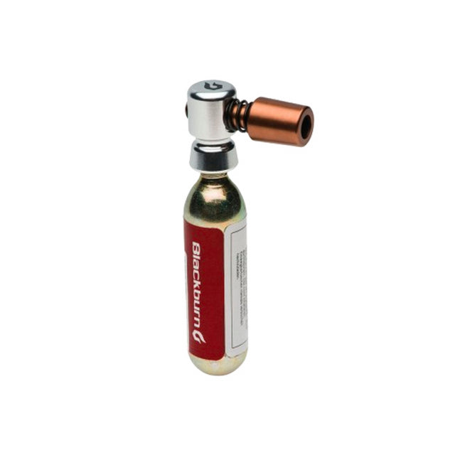 WAYSIDE CO2 THREAD ON INFLATOR W/ CARTRIDGE - METALLIC SILVER