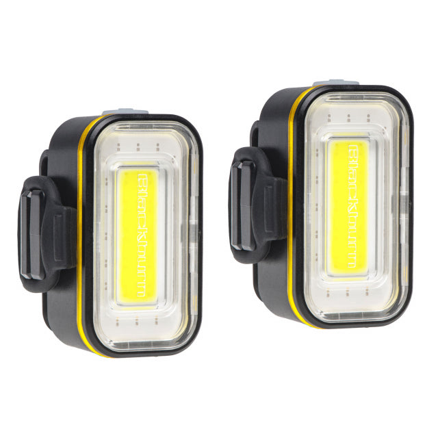 GRID 2'FER FRONT AND REAR LIGHT SET - BLACK