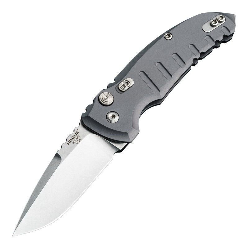 A-01 MICROSWITCH AUTO FOLDING KNIFE, BLACK