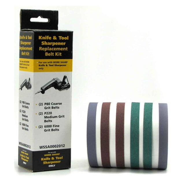 ASSORTED 6 PACK SANDING BELTS