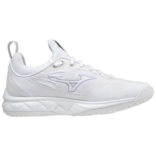 WOMEN'S LUMINOUS 2 VOLLEYBALL SHOE - WHITE/SILVER