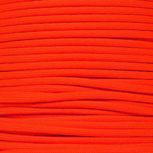 TYPE III 550 SURVIVAL PARACORD 100FT HANK (NEON ORANGE)