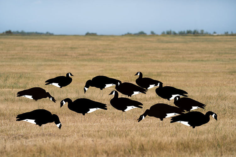 GHG PRO-GRADE SILHOUETTE BLACK&WHITE CANADA GOOSE DECOYS