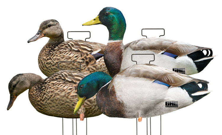 GHG PRO-GRADE SILHOUETTE MALLARD DUCK DECOYS