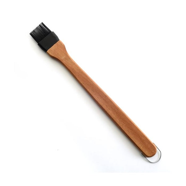 BBQ BASTING BRUSH WITH REMOVABLE SILICONE BRISTLES