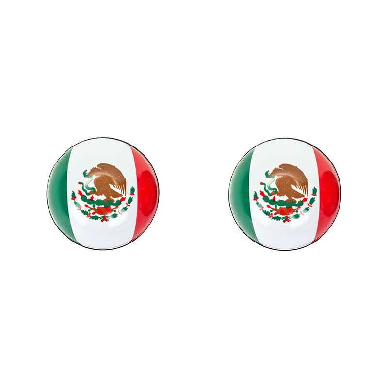 VALVE CAPS FLAG MEXICO