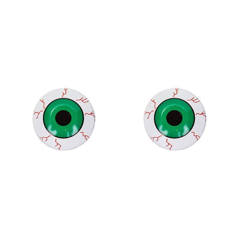 VALVE CAPS GREEN EYEBALL