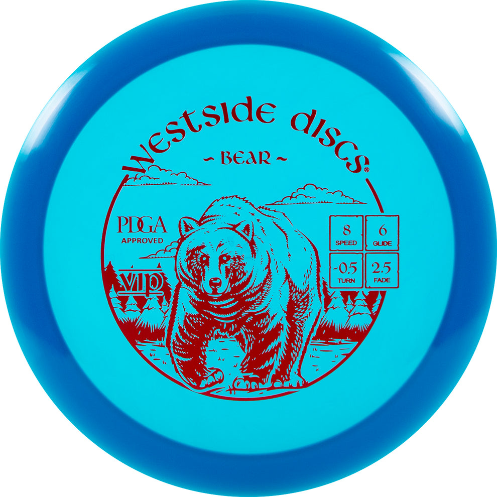 WESTSIDE DISCS VIP BEAR 170-172G FAIRWAY DRIVER DISC