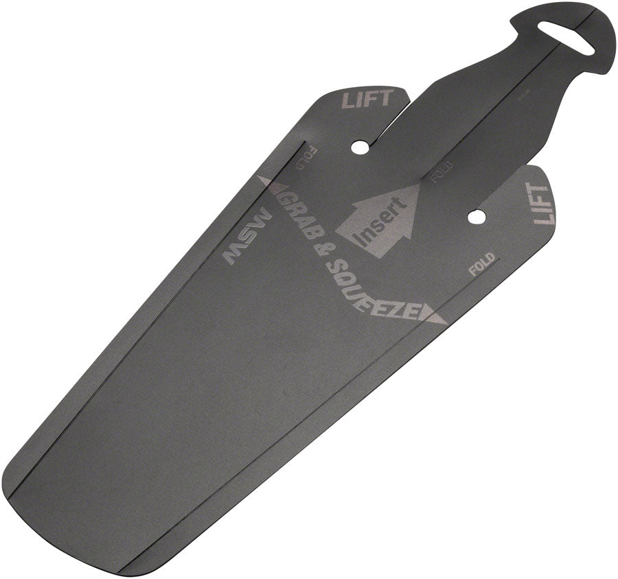 SPLASHPAD REAR FENDER, BLACK