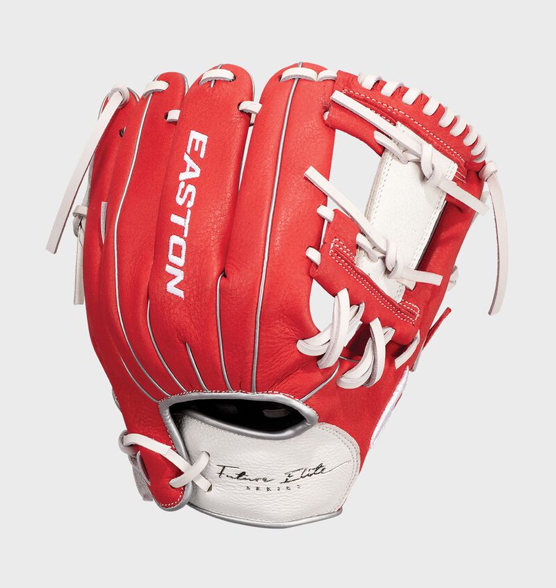 FUTURE ELITE 11IN YOUTH BASEBALL GLOVE RH RED/WHITE