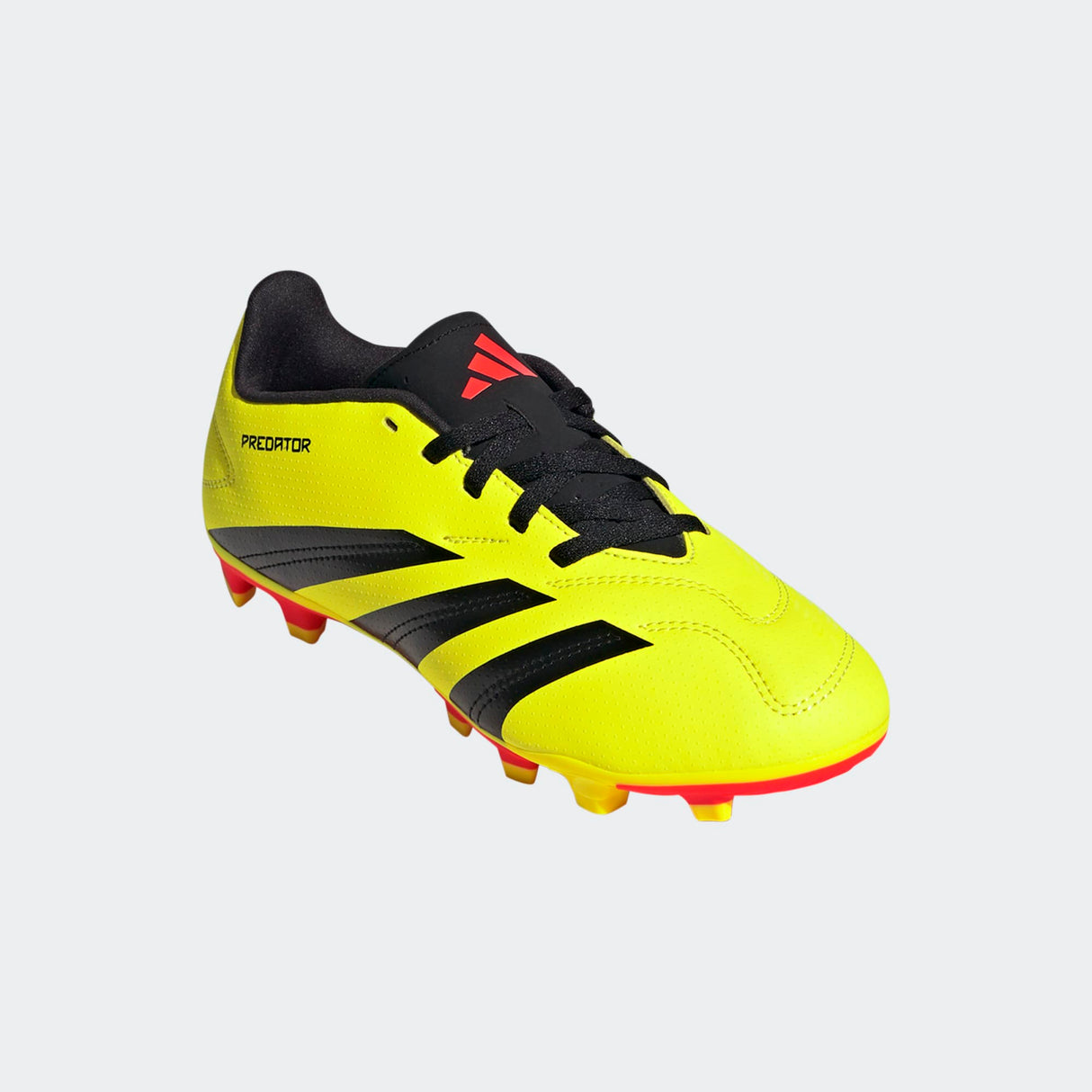 KID'S PREDATOR CLUB FXG SOCCER CLEAT - TEAM SOLAR YELLOW/CORE BLACK/SOLAR RED