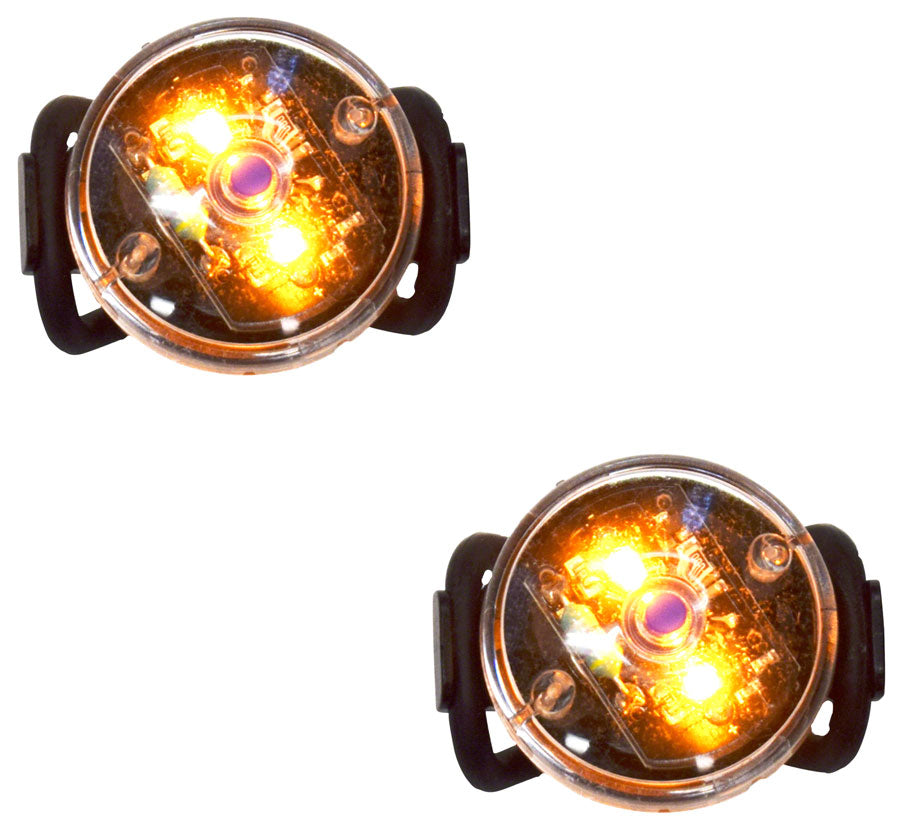 BUTTON BLINKY SIDE LIGHT SET, AMBER