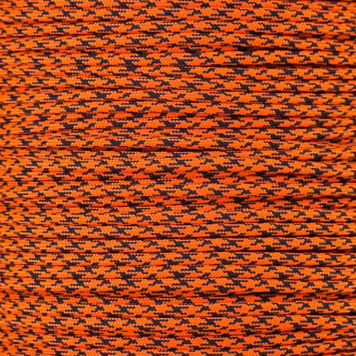 TYPE III 550 SURVIVAL PARACORD 100FT HANK (NEON ORANGE CAMO)