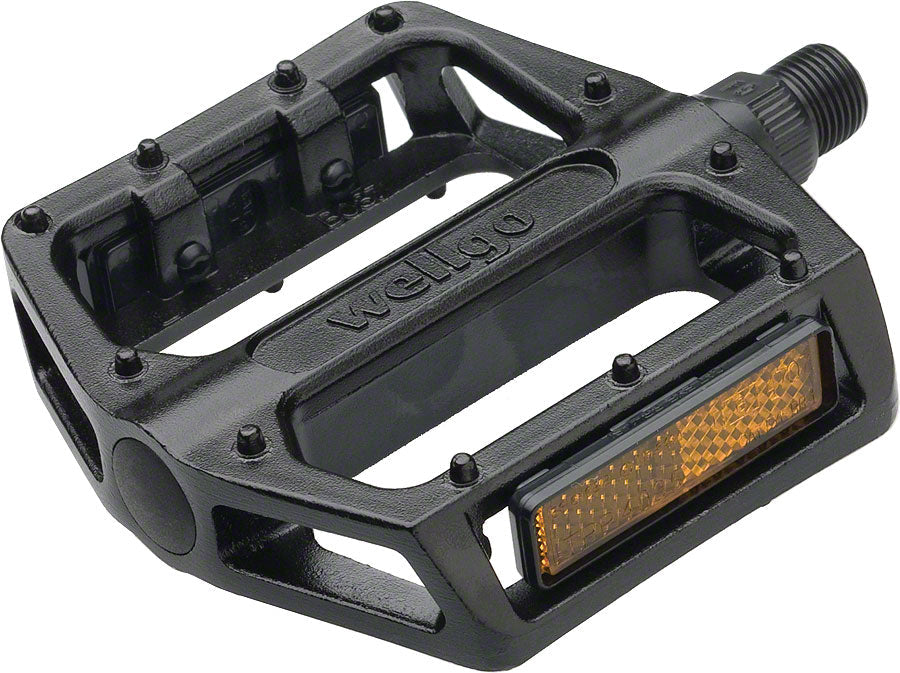 B087 PLATFORM PEDALS, ALUMINUM, 9/16, MOLDED PINS