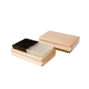 BRASS & NYLON SKI WAXING BRUSH