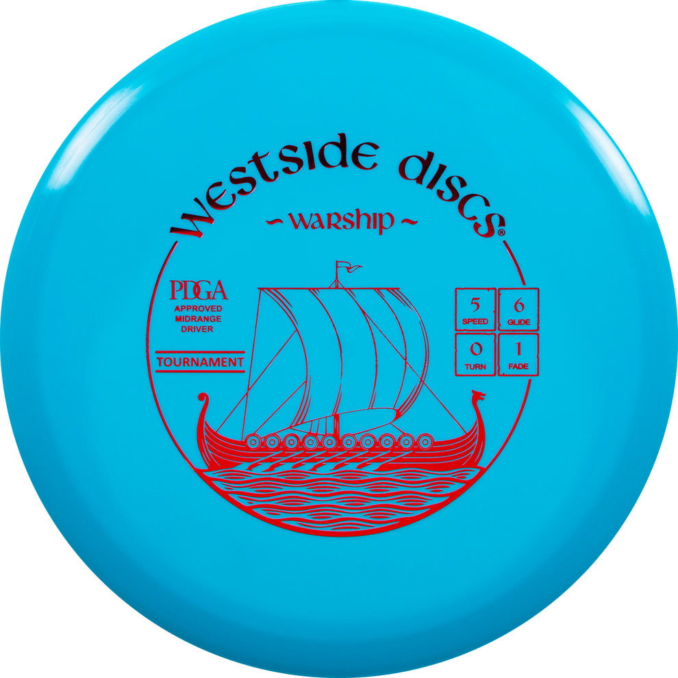 WESTSIDE DISCS TOURNAMENT WARSHIP 177+G MID-RANGE DISC