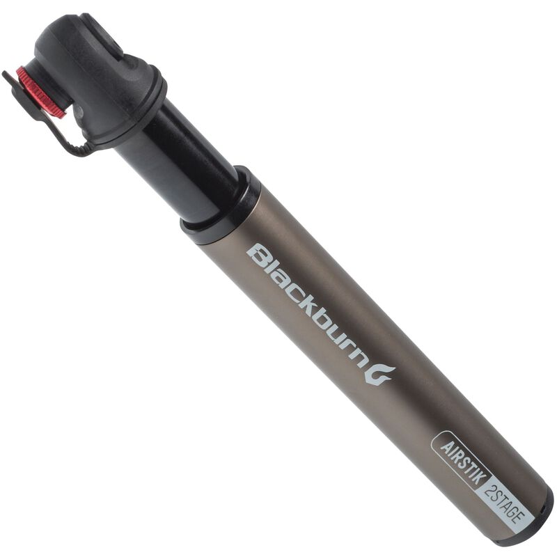 AIRSTIK 2STAGE BIKE PUMP - GREY