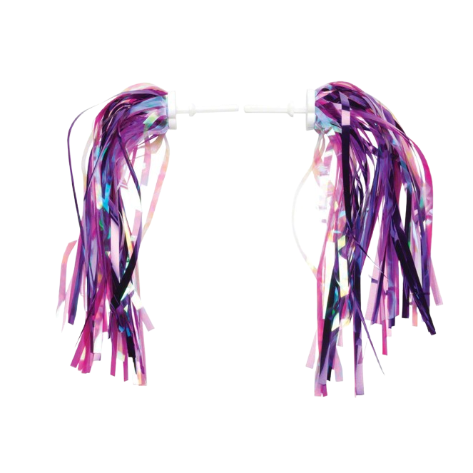 Dimension Kid`s Bike Streamers: Pink/purple Pair