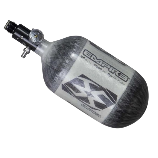 Empire Paintball Basics 68/4500 High Pressure Carbon Fiber Compressed Air Tank