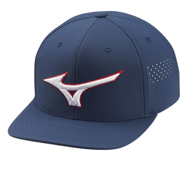 Mizuno Golf Tour Flat Snapback Hat