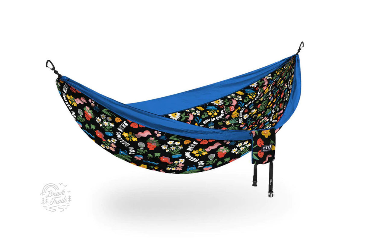 GIVING BACK DOUBLENEST PRINT HAMMOCK - BRAVE TRAILS