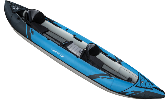 CHINOOK 120 INFLATABLE TANDEM KAYAK WITH PUMP