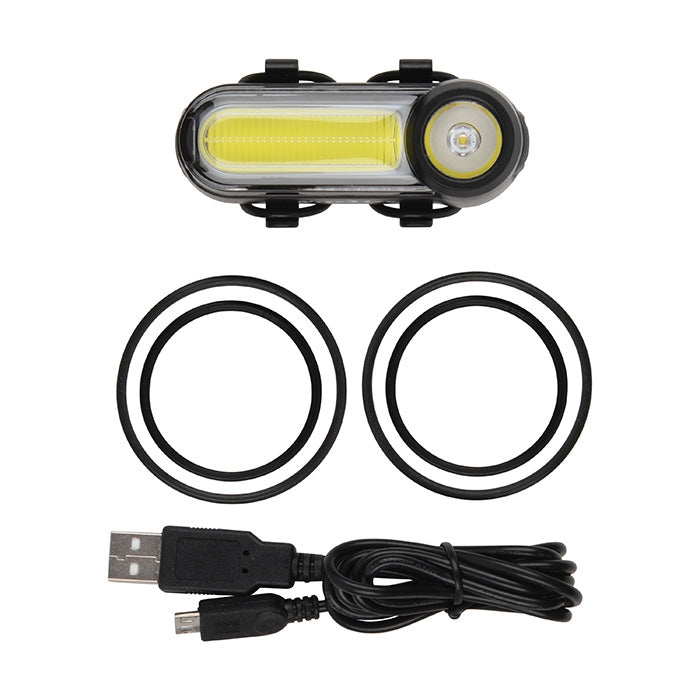 RADIANT 125 RECHARGEABLE BIKE LIGHT, WHITE