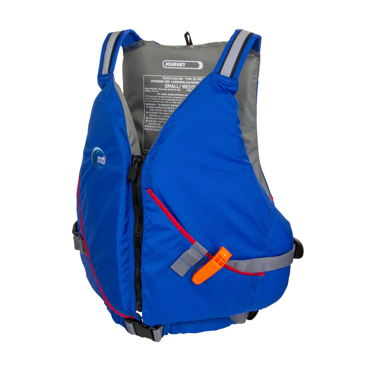 JOURNEY W/POCKET RECREATIONAL PFD - BLUE