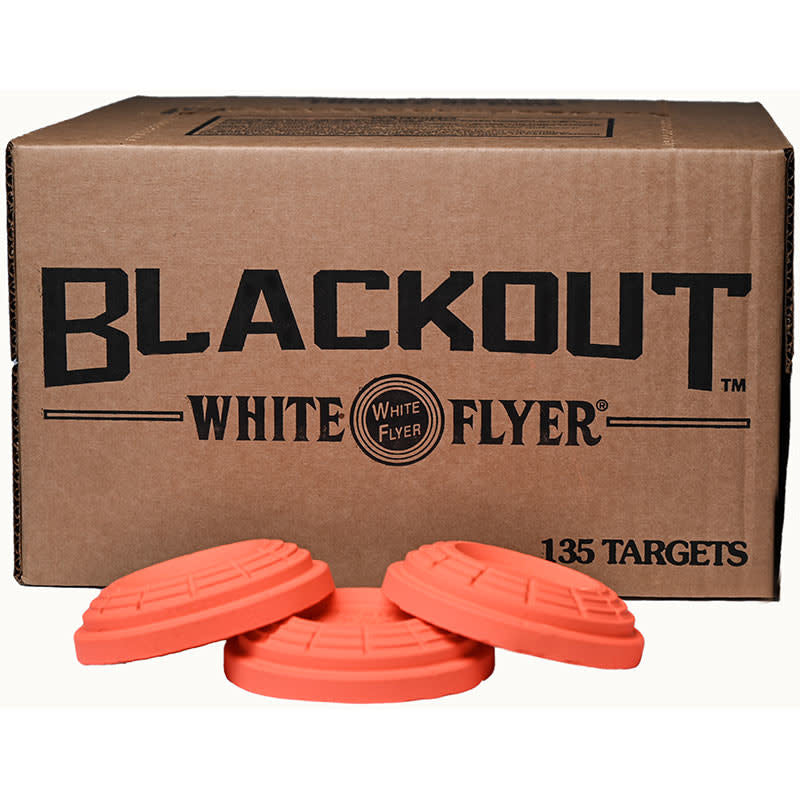 AA WHITE FLYER BLACKOUT CLAY PIDGEONS