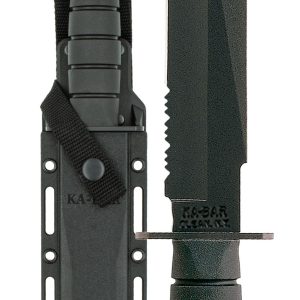 FIGHTER SERRATED EDGE KNIFE