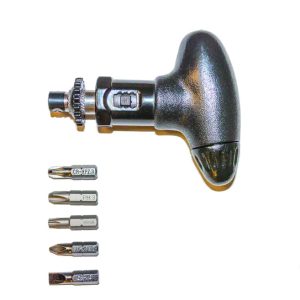 SKI KARE POCKET RATCHET PALM DRIVER WITH 5 BITS