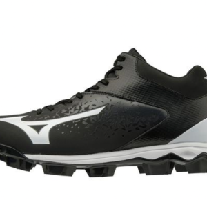 SELECT NINE TPU MID MOLDED BASEBALL CLEAT - BLACK/WHITE