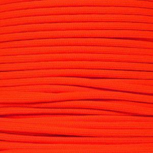 TYPE III 550 SURVIVAL PARACORD 100FT HANK (NEON ORANGE)