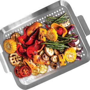 STAINLESS STEEL GRILL GRID, 14.5" X 10"