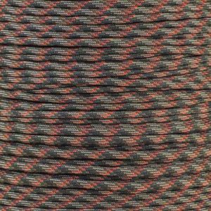 TYPE III 550 SURVIVAL PARACORD 100FT HANK (FALL CAMO)