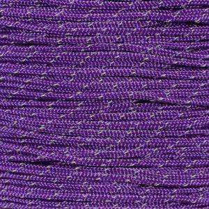 TYPE III 550 SURVIVAL PARACORD 100FT HANK REFLECTIVE (ACID PURPLE)