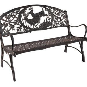 GARDEN BENCH CAST IRON BUCKS