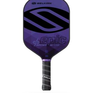 AMPED EPIC LIGHTWEIGHT PICKLEBALL PADDLE, PURPLE