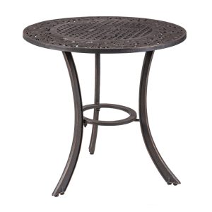 PATIO TABLE CAST IRON LEAVES