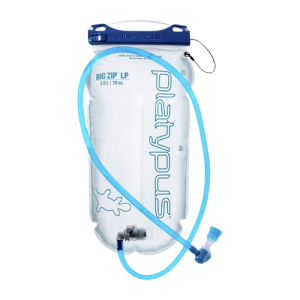 Platypus Big Zip EVO Water Reservoir for Hydration Backpacks - 2 Liter, Fast Flow Valve, Clear